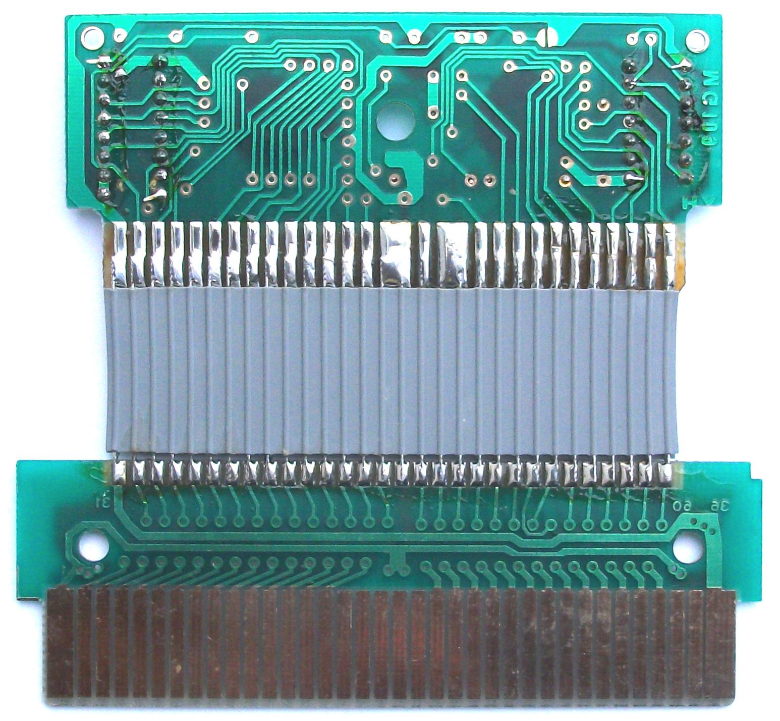 50 in 1 NES PCB (Front mirrored picture)