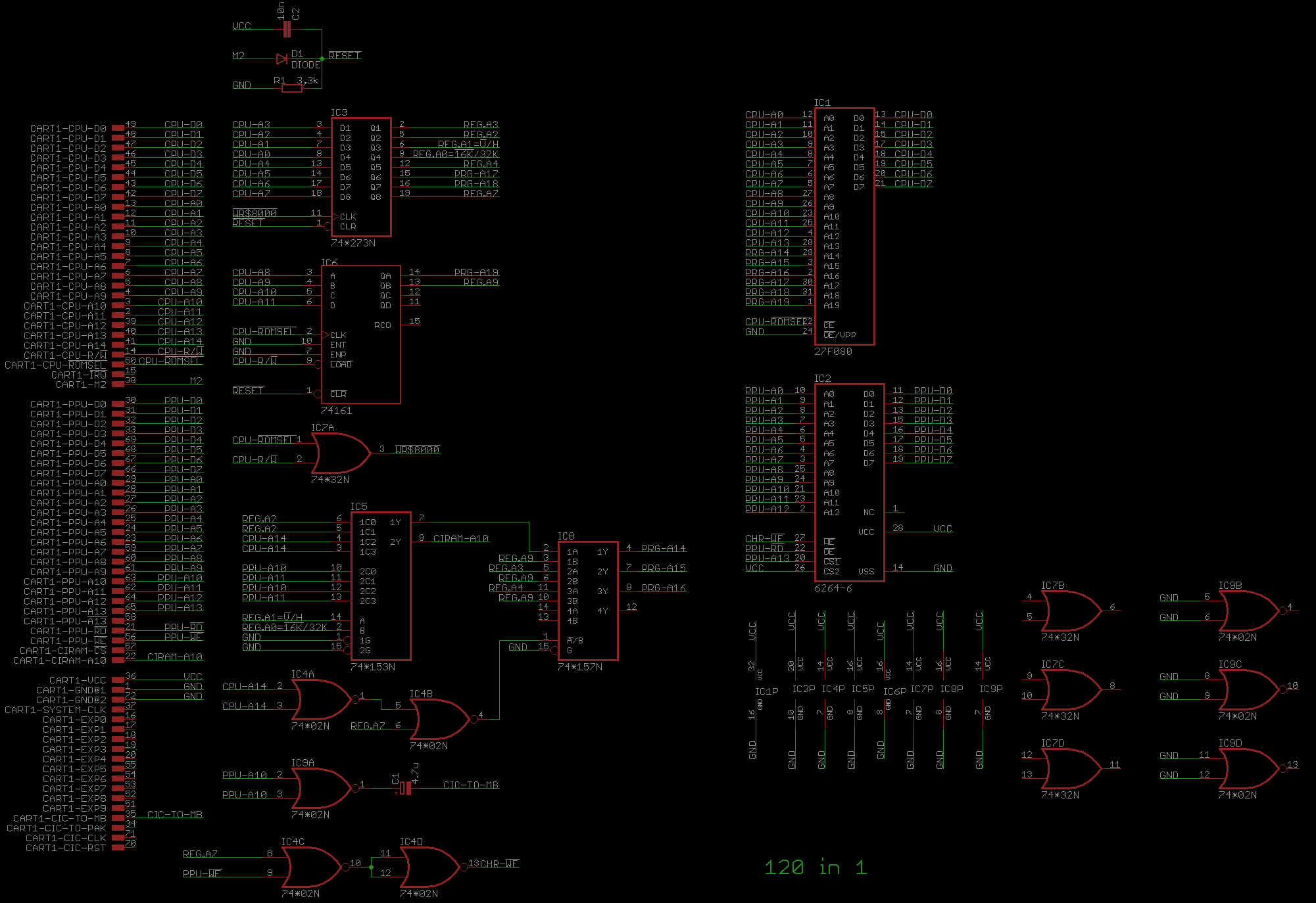 120 in 1 Schematic