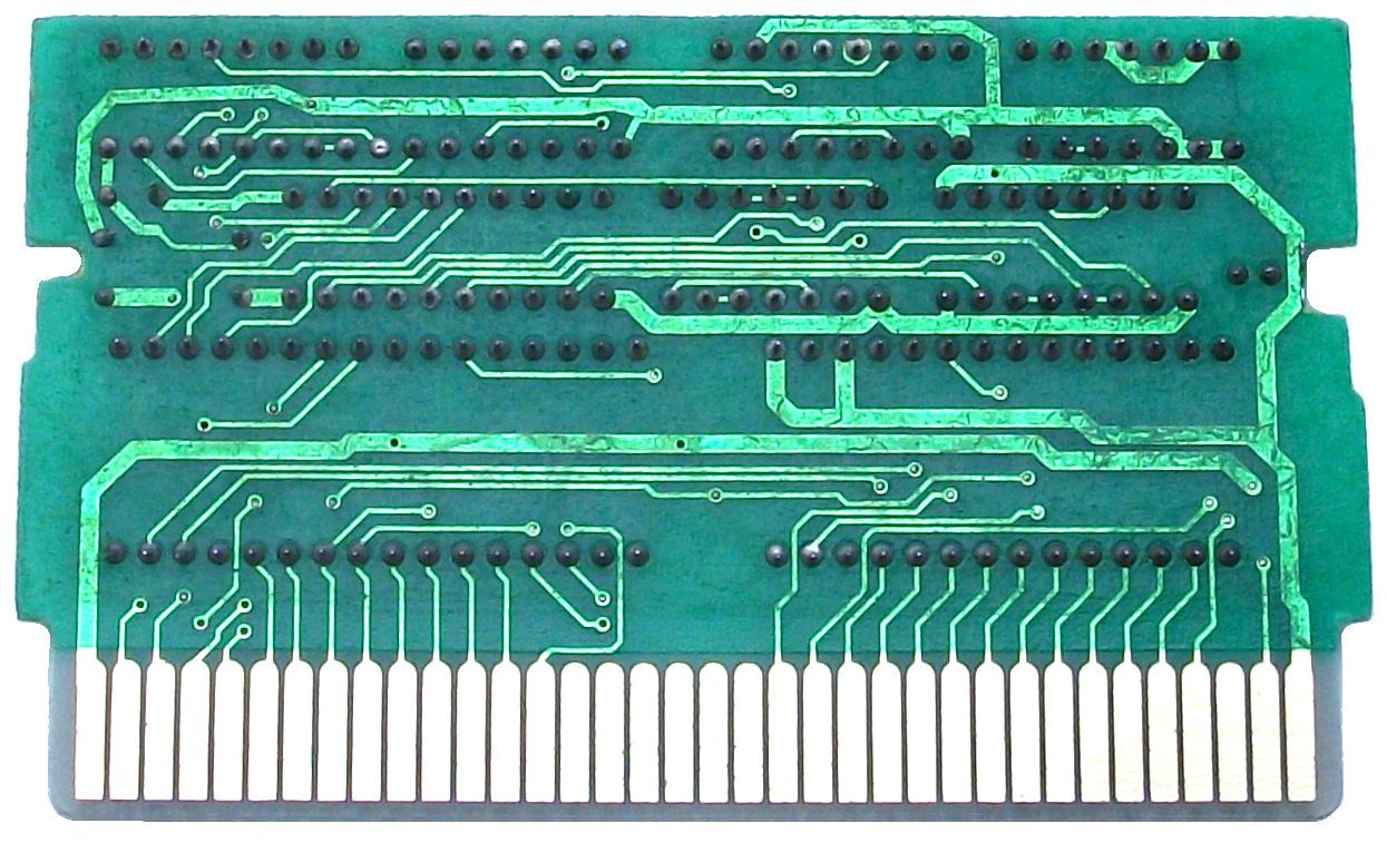 120 in 1 NES PCB (Front mirrored picture)